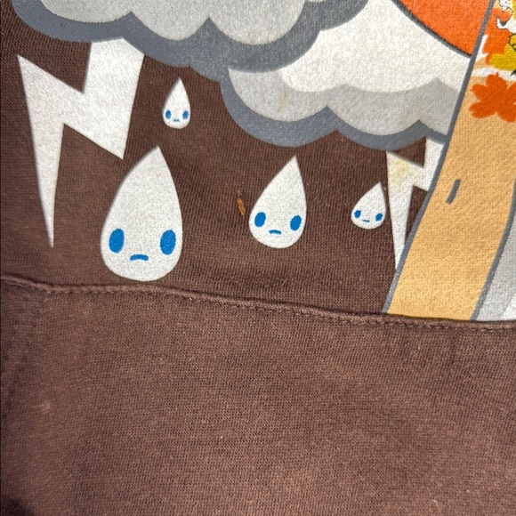 Tokidoki Vintage Brown and Multicolor Graphic Jacket - Picture 9 of 10